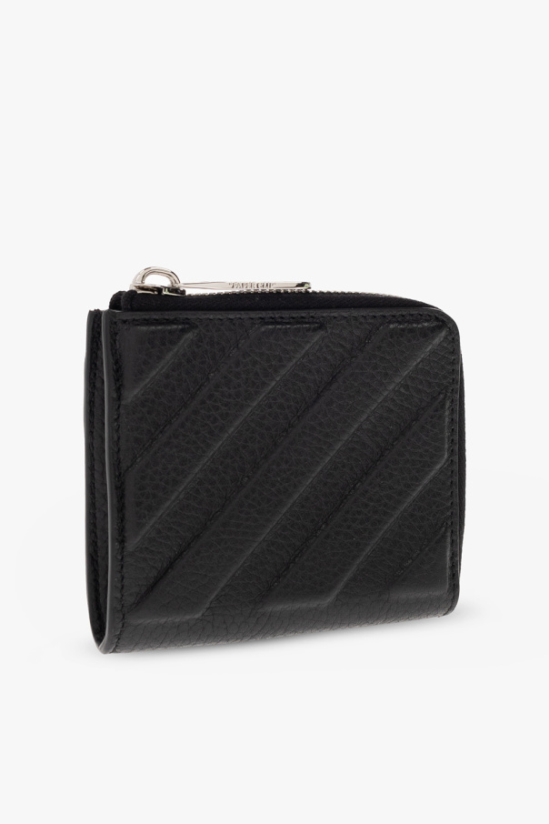 Black Wallet with logo Off-White - SchaferandweinerShops KR
